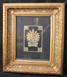 John Richard Collection Petite Finail On Black Wall Art In An Ornate Gilded Frame