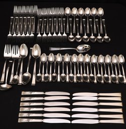 Sterling Silver Reed & Barton 'classic Rose' Pattern- Service For 12, 80 Pc Total