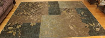 Studio Karastan Bellingham Bancroft Jade Pattern Indoor Wool Area Rug 8 Feet X 10 Feet