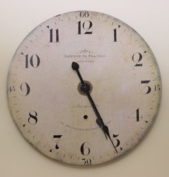 Large Vintage-Style Wall Clock Featuring A French-Inspired Design