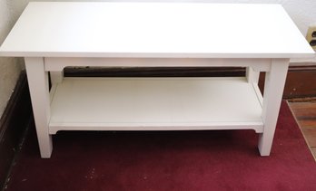 Small Wood Console Shelf