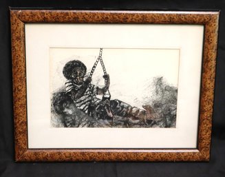 Framed Vintage Print