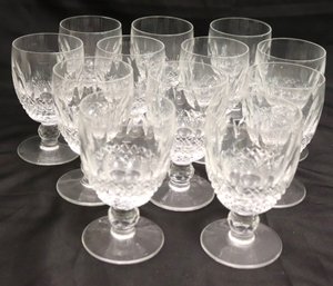 Collection Of 12 Waterford Crystal Glasses