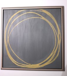 Twist II Contemporary Abstract Wall Art By Hendrick Approx. 35 X 35 Inches