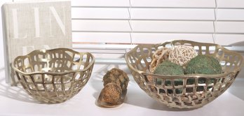 Decorative Gold Finished Bowl Set