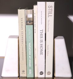 Coffee Table Books Include This Is Home, Still The Slow Home, Architectural Digest, Vern Yips Vacation At Hom