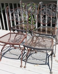 Vintage Woodard Cast Iron Patio Chair