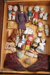 Collection Of Japanese Porcelain Bisque Miniatures And More