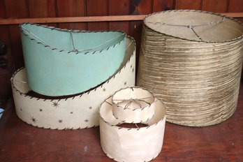 Vintage 50s MCM Lamp Shades