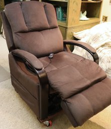 Jackson Furniture Industry Mobile Recliner/ Lift Chair Mounted On Dolly For Easy Transport
