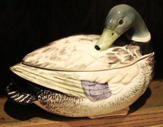 Vintage Duck Soup Tureen Made In Brazil