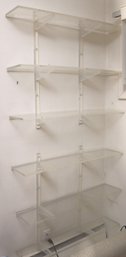 Vintage Lucite Floating Wall Shelves