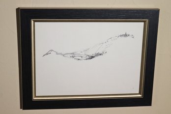 Judean Hills By Edward Eichelbaum Framed Abstract Print