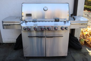 Weber Summit Stainless Steel Propane BBQ Grill With Side Burner
