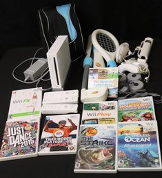 Nintendo Wii Game System With Games