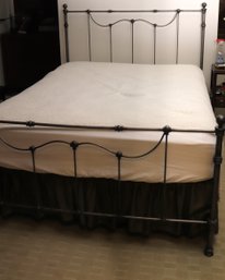 Ornate Full Size Wrought Aluminum Bed Frame