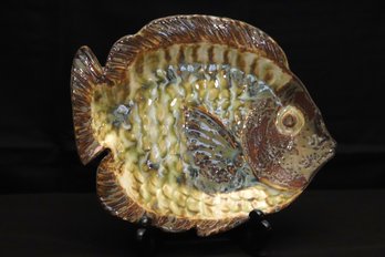 Artist Designed Fish Plate By Richie Watts 2003