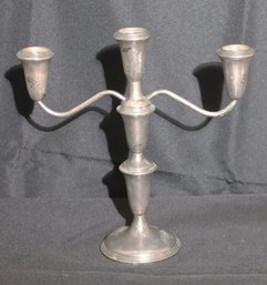 Weighted Sterling Candelabra