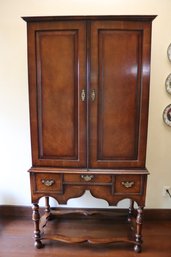 Elija Slocumb Fine Handmade English Furniture Dark Wood Armoire/ Wardrobe