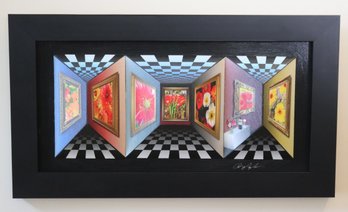 Dominic Pangborn Art In Motion Series Tulips & Poppies 3-Dimensional Wall Art