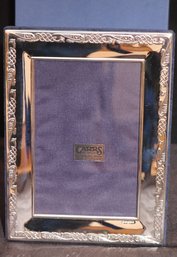 R. Carrs 925 Sterling Silver Repousse Photo Frame