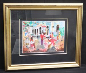 Zule Moskowitz La Balesta Hand Signed Serigraph