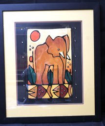 Khehla Elephant South African Painting Artwork