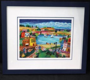 Signed & Numbered Serigraph Print By Shlomo Alter, Titled City By The Bay