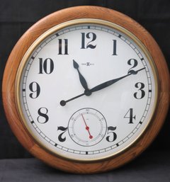 Vintage Mid Century Wood Howard Miller Wall Clock