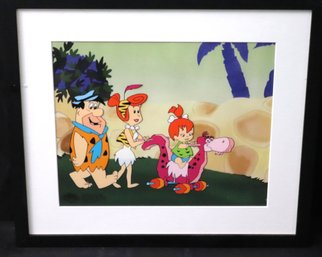 Limited Edition Sericel Titled Strolling With Pebbles From The Flintstones Of Hanna-Barbera