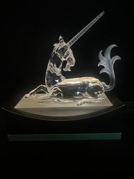 Swarovski Unicorn Figurine - Collectors Society - 4 3/8 Inches Tall - SCS