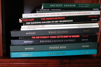 Lot Of 12 Vintage Books With Rennert Poster Catalogues &amp Travel Books.