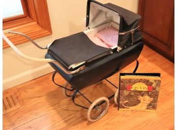 Vintage Kids Toy Stroller & Lion King Binder With Trading Cards