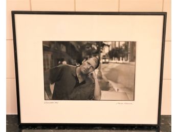 Chaim Kanner Signed Original Silver Gelatin Photograph New York 1991 In Frame