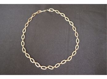 14K YG Oval Links Necklace