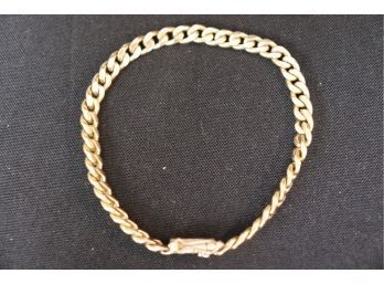 14K YG Link Bracelet