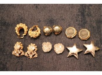 Lot Of Vintage Costume Earrings By Vogue, KJL, Ciner And Marvella