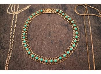 Lot Of 3 Sterling Silver Necklaces