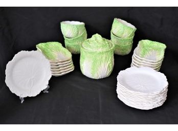 Sigma Cabbage Dishes By Taste Setter & Wedgwood Leaf Plates