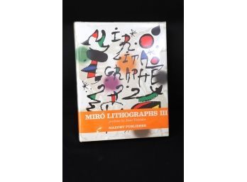 Joan Miro Lithographs Art Book Vol. III # 352
