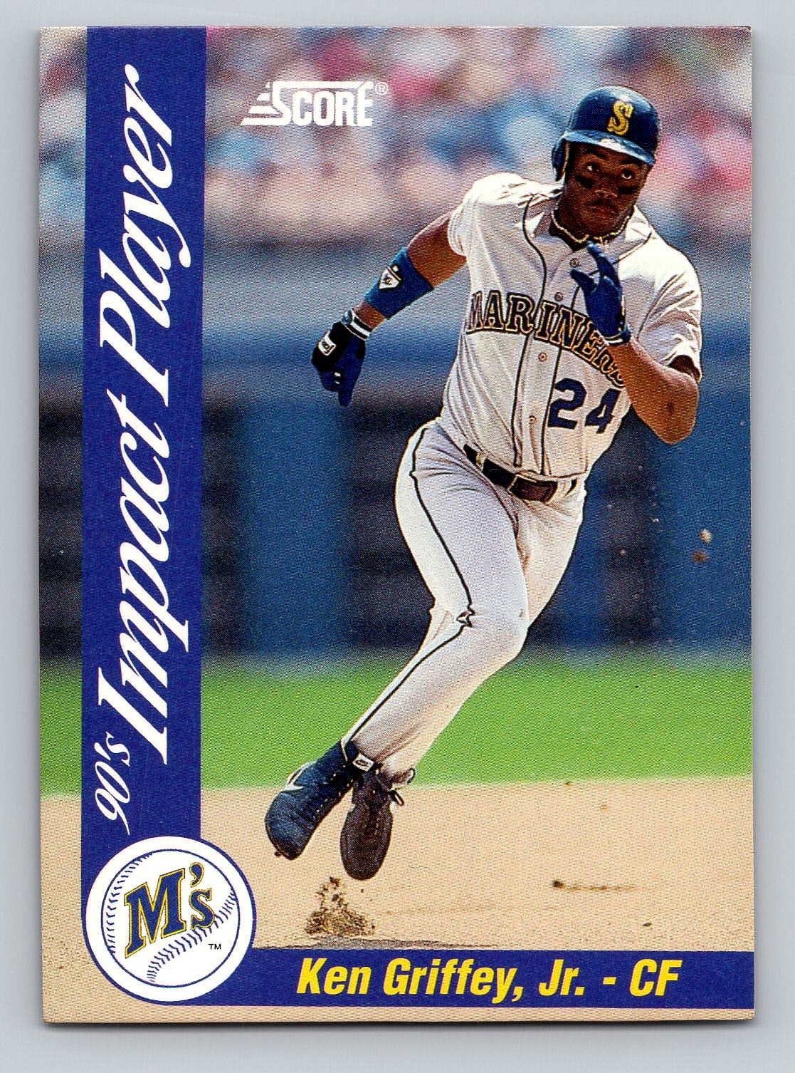 1992 Score Ken Griffey Jr Impact Player Insert Baseball Card