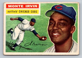 1956 TOPPS Monte Irvin Baseball Card  - VG