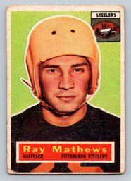 1956 TOPPS Ray Mathews Football Card - G/VG