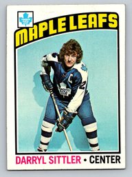 1976 TOPPS Darryl Sittler Hockey Card - EX/MT