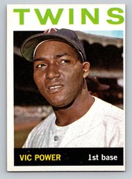 1964 TOPPS Vic Power Baseball Card - EX/MT