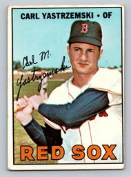 1967 TOPPS Carl Yastrzemski Baseball Card - VG/VG