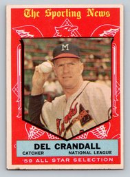 1959 TOPPS #567 Del Crandall Baseball Card - High Number Series - VG
