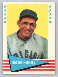 1961 FLEER Roger Hornsby Baseball Card - EX/MT To NM