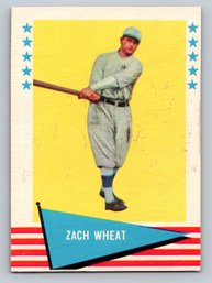 1961 FLEER Zach Wheat Baseball Card - EX