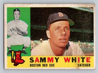 1960 TOPPS Sammy White Baseball Card - Good